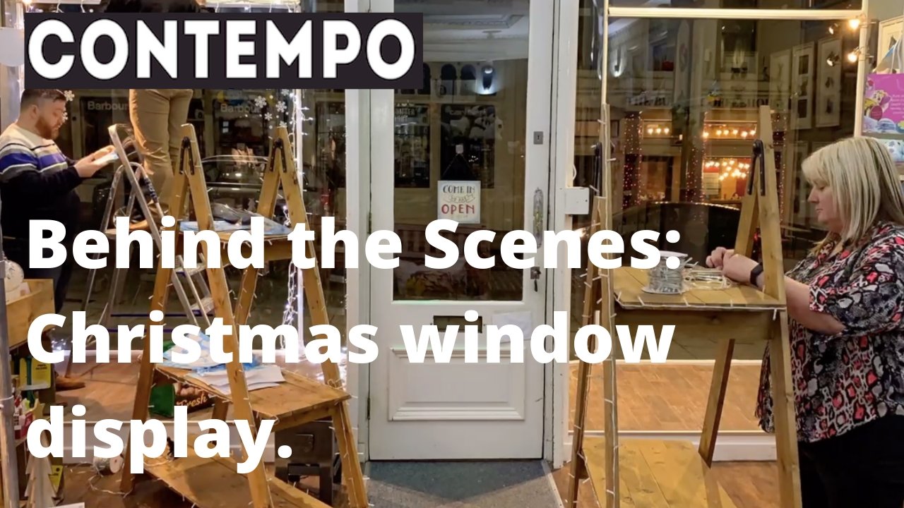 Behind the Scenes: Christmas Window Display | Contempo 