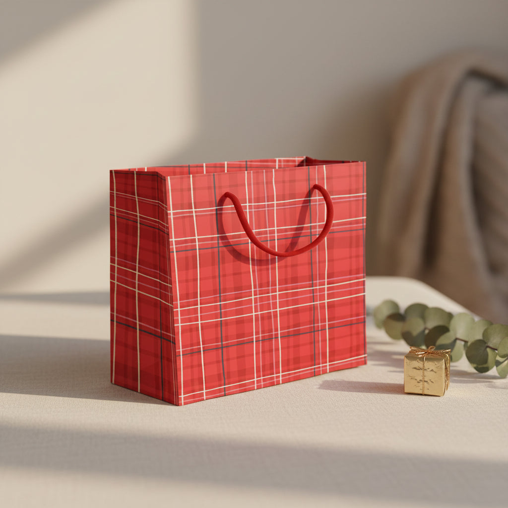 Tartan Gift Bag Small