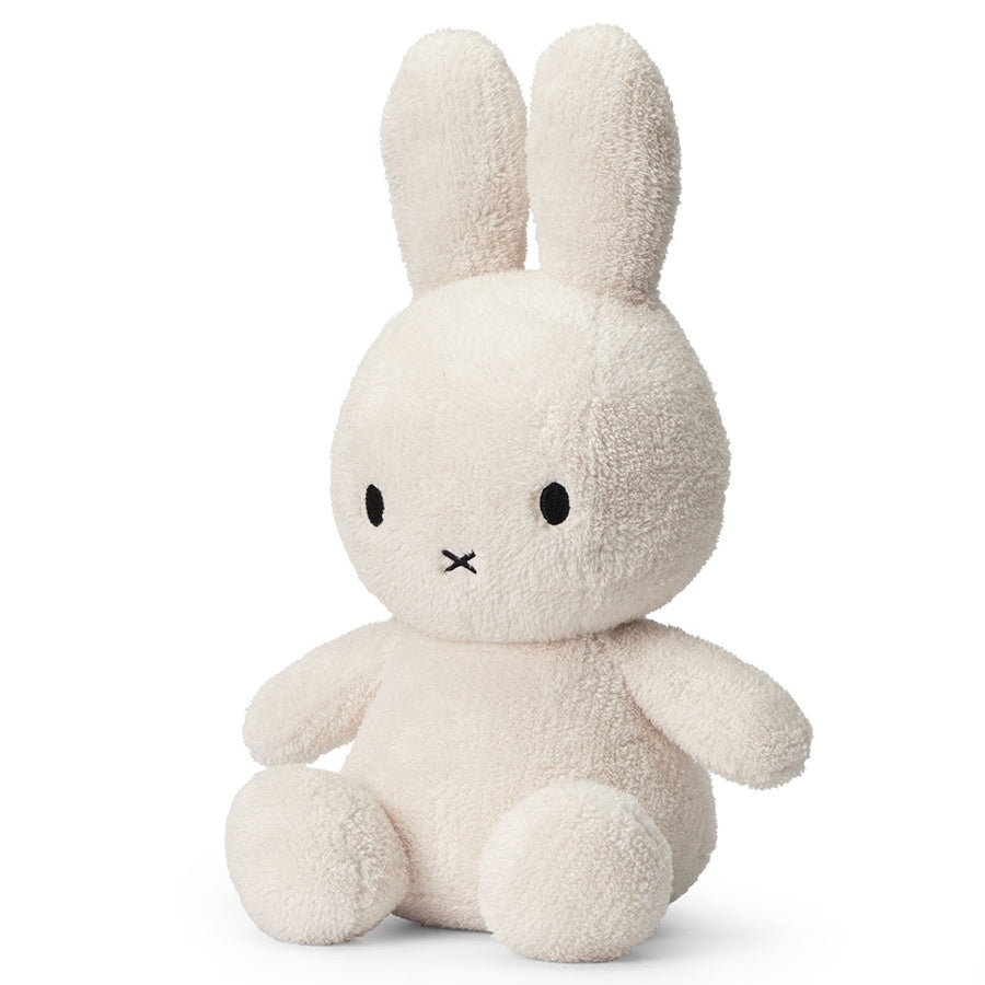 Miffy terry cream large soft toy, side view