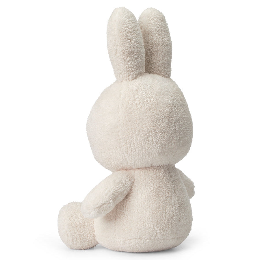 Miffy terry cream large soft toy, back view