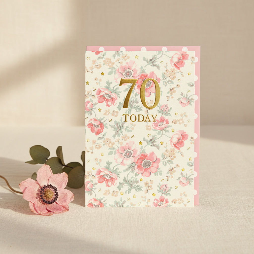 Cath Kidston 70 Today Birthday Card