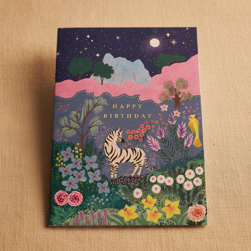 Moonlit Forest Greeting Card