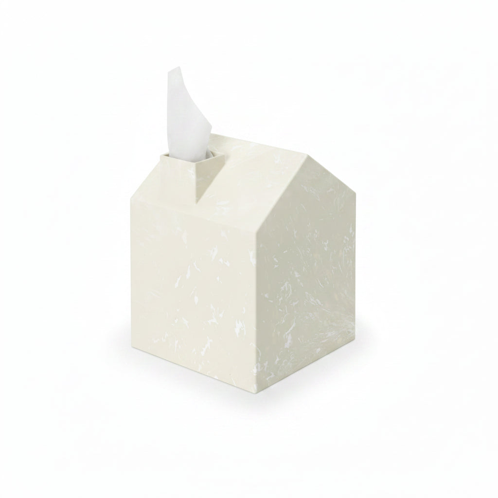 Casa Ocean tissue cover ocean sand house shape product shot on white