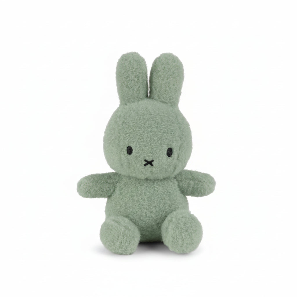 Miffy Cotton Candy pistachio recycled plush front view on white background
