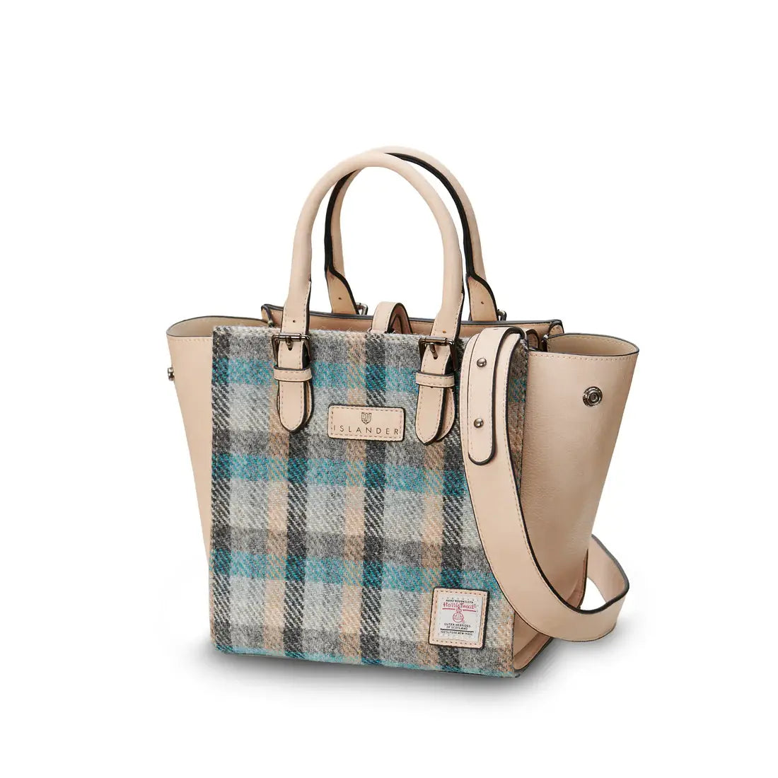 Medium Callie Tote in Islander Tartan Harris Tweed
