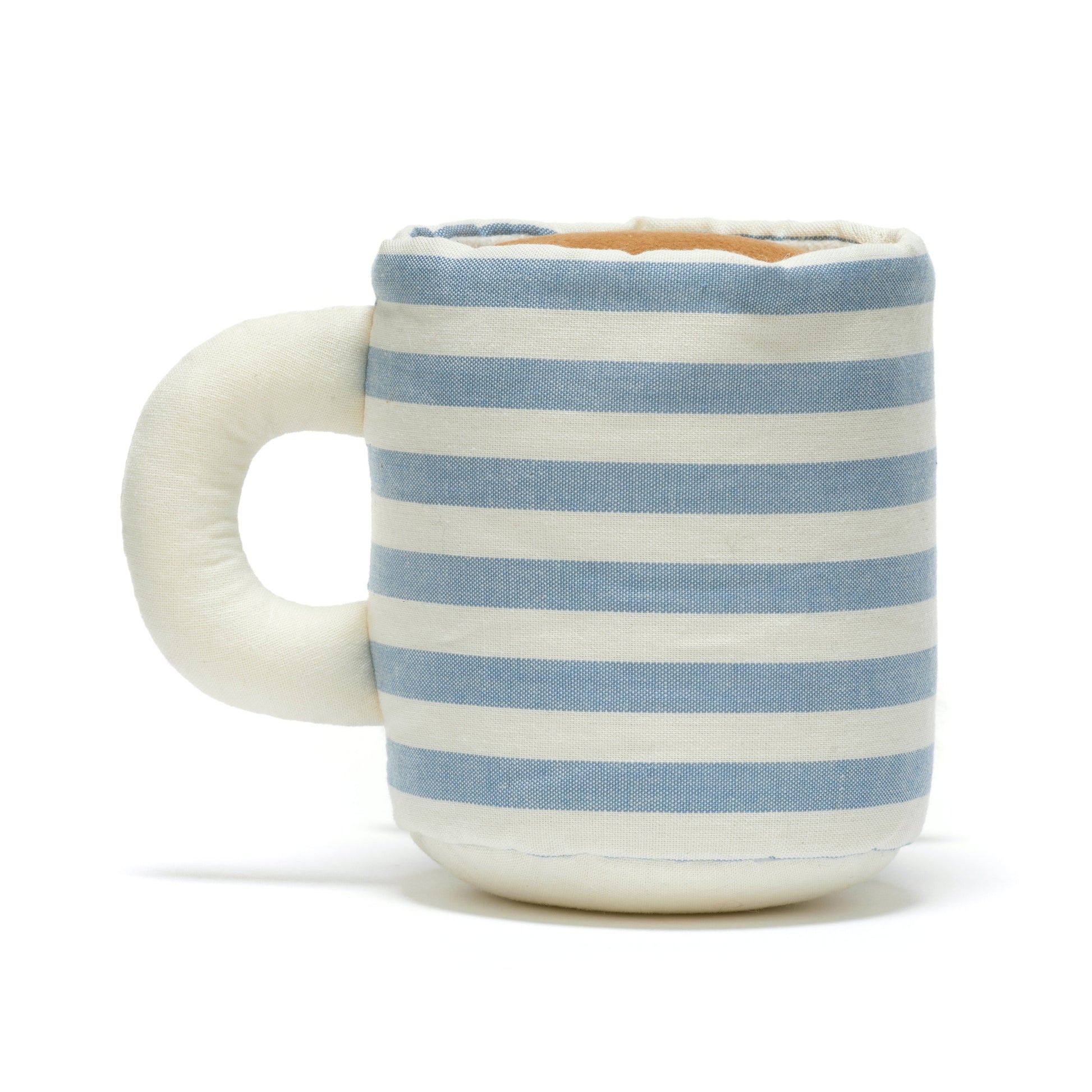 Jellycat Rosie Lea tea mug plush side view showing handle on white background