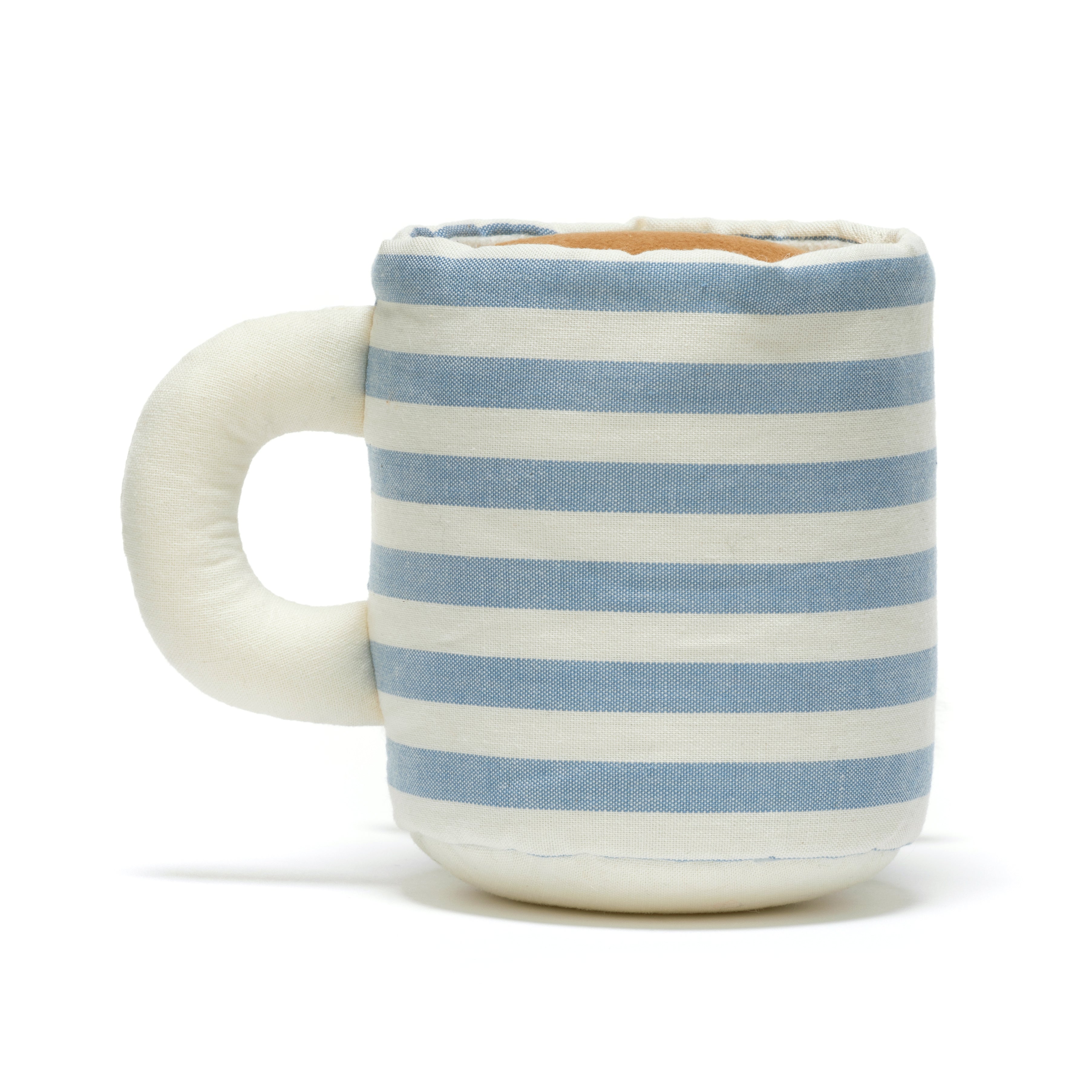 Jellycat Rosie Lea tea mug plush side view showing handle on white background