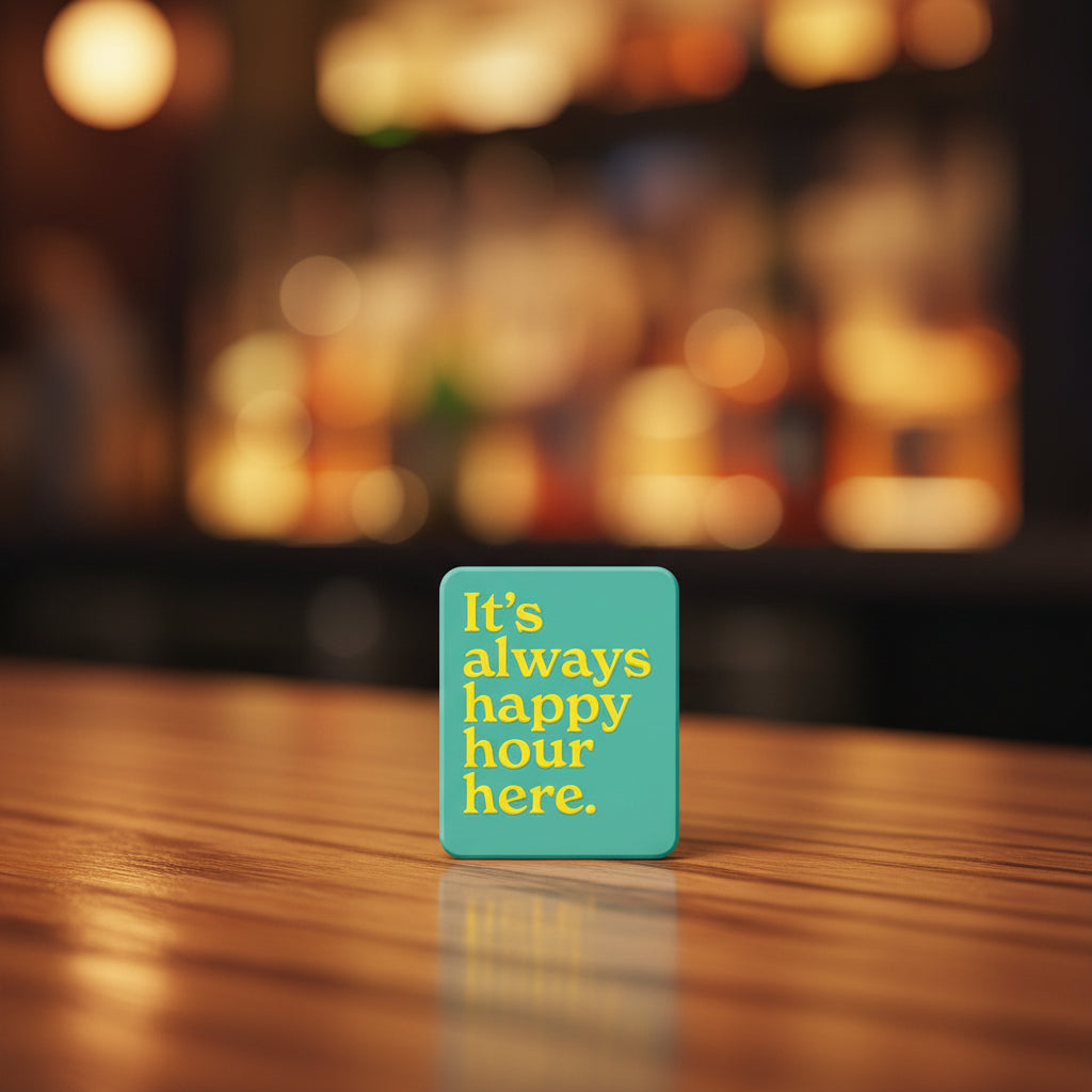 Happy Hour Fridge Magnet
