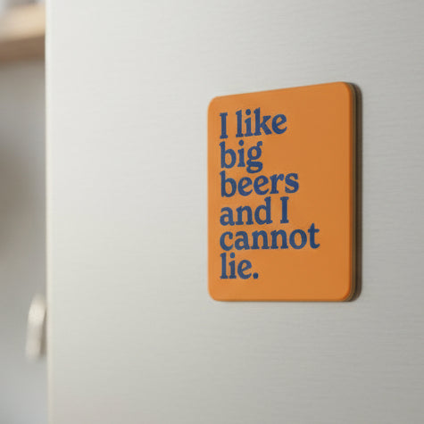 Big beers Fridge Magnet
