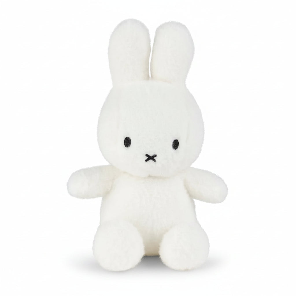 Miffy Cotton Candy cream recycled plush front view on white background