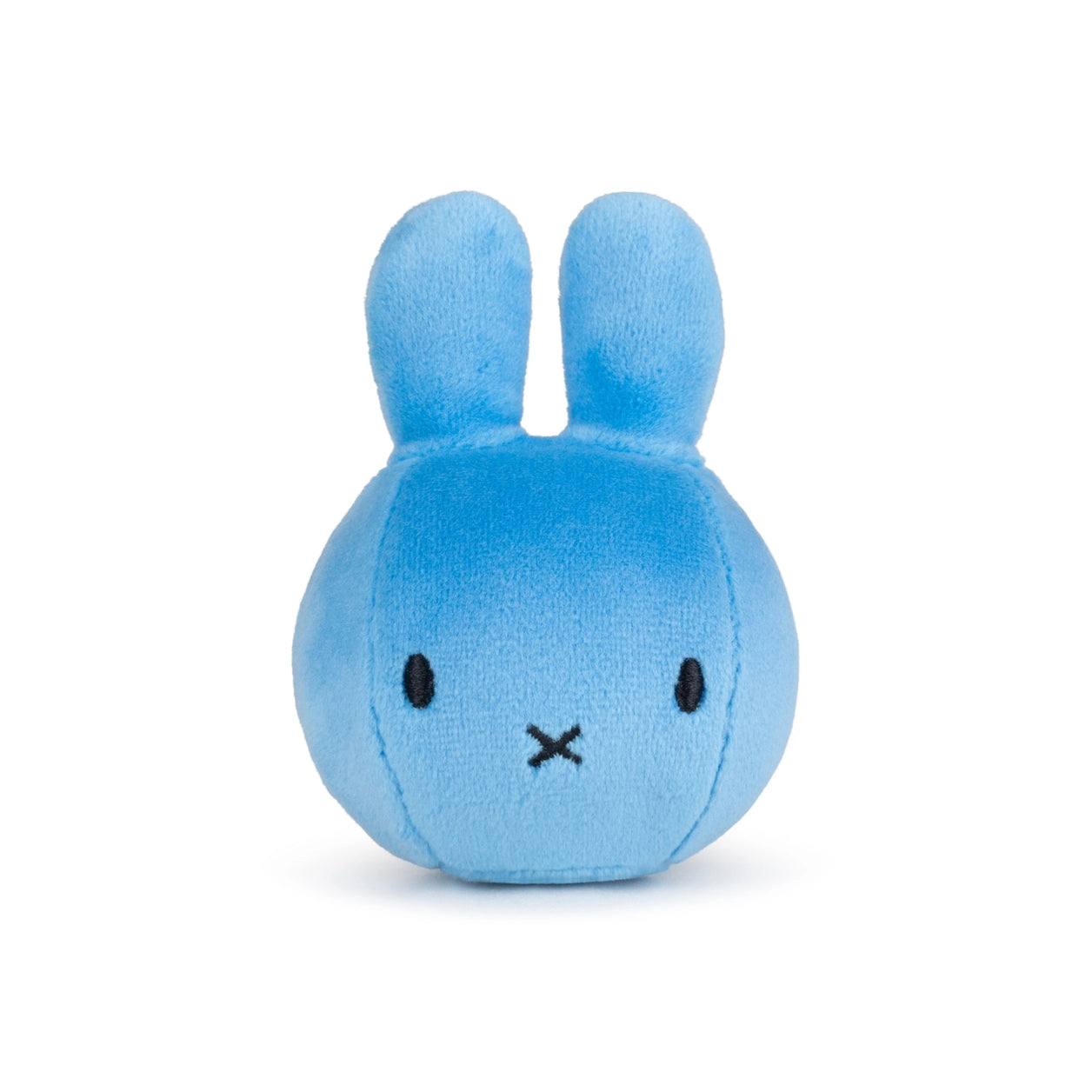 Blue Miffy squishie stress ball front view on white background