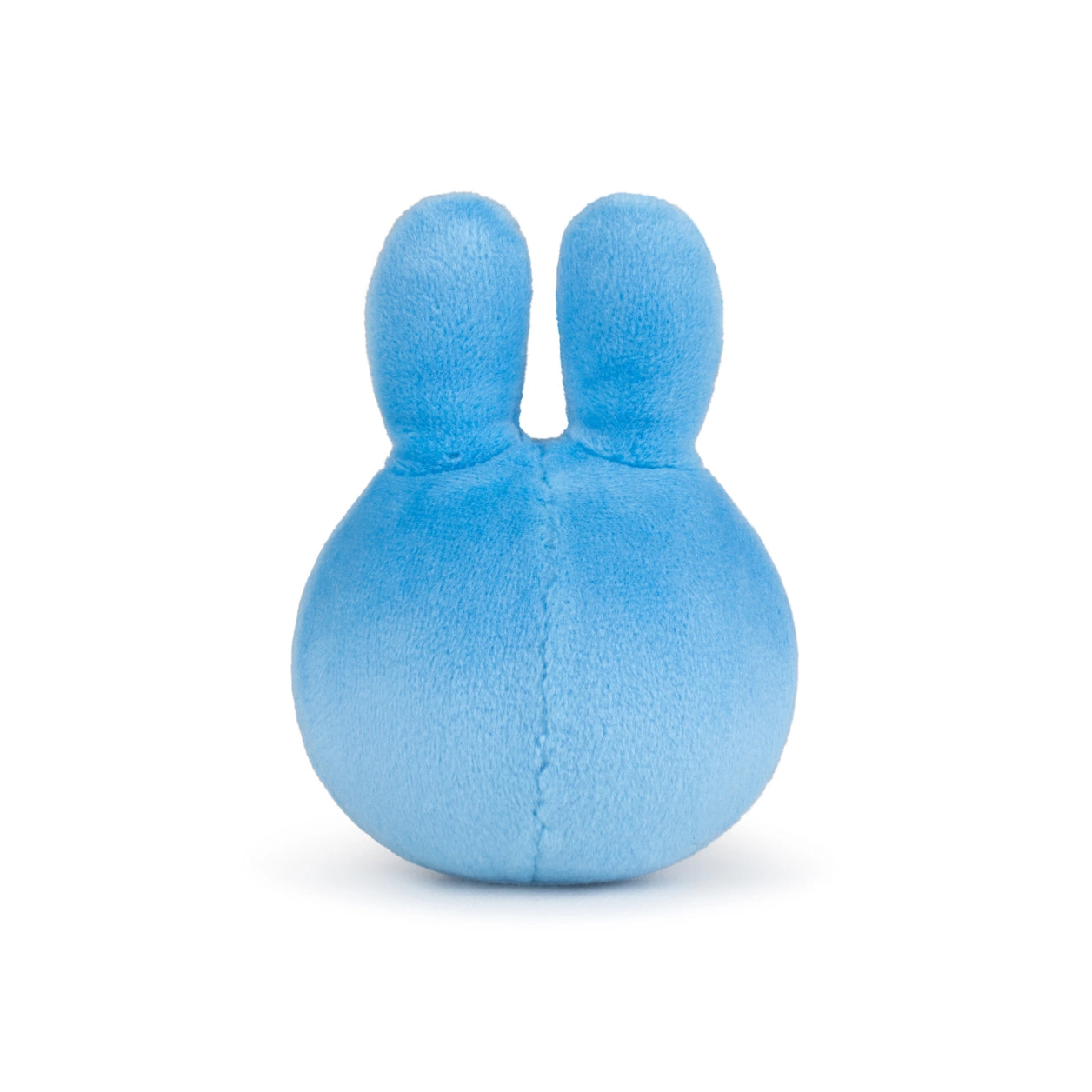 Blue Miffy stress ball back view on white background