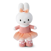 Miffy ballerina plush with pink tutu and ballet shoes front view