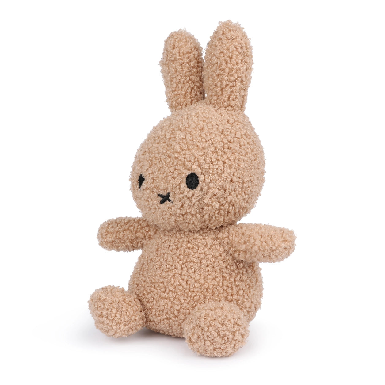 Miffy Tiny Teddy beige plush side angled view on white background