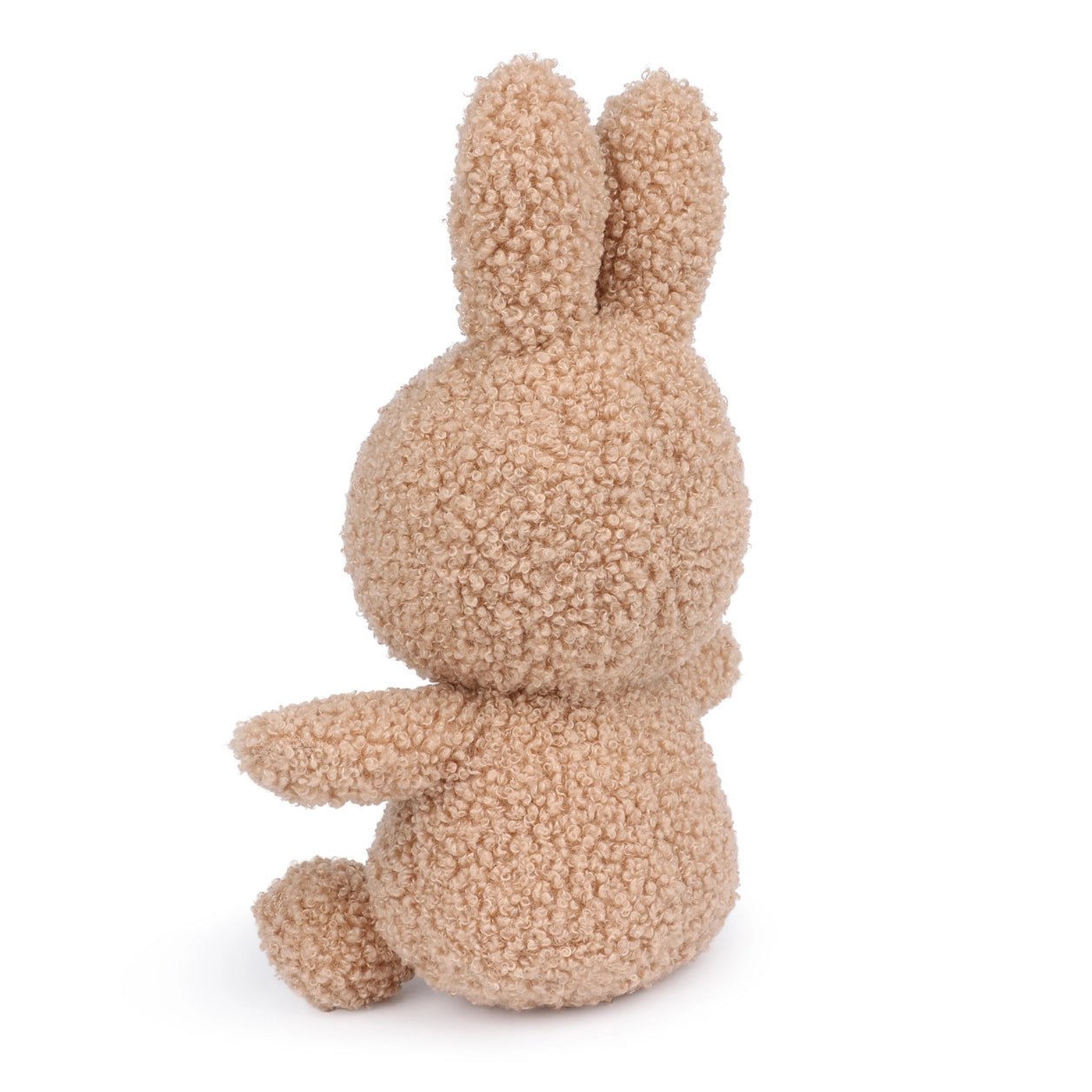 Miffy Tiny Teddy beige eco plush back view on white background