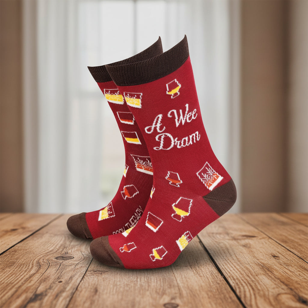 A Wee Dram Mens Bamboo Socks