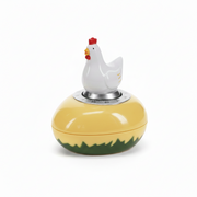 Chicken kitchen timer with green printed card packaging box