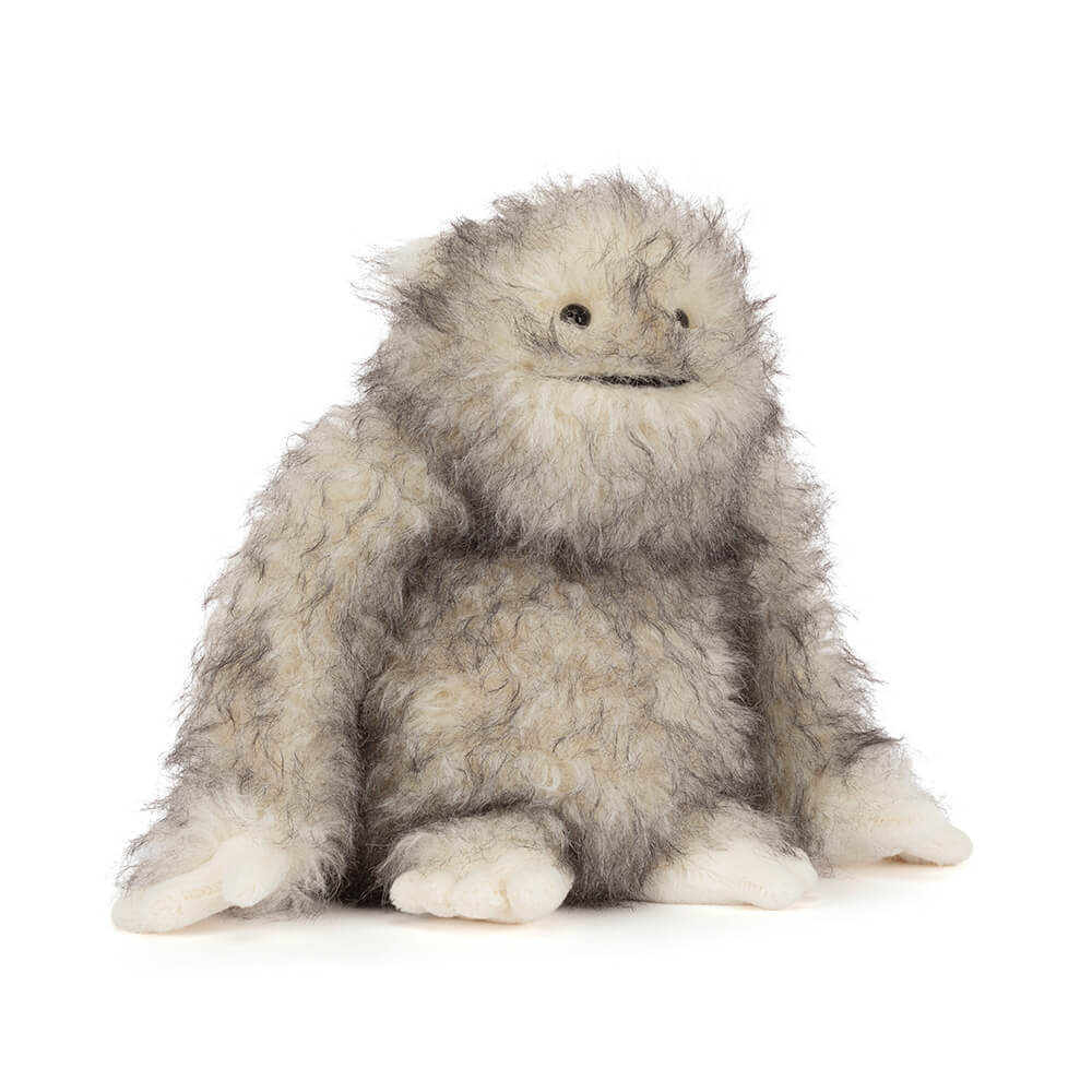 Jellycat Bretti Yeti plush front view on white background