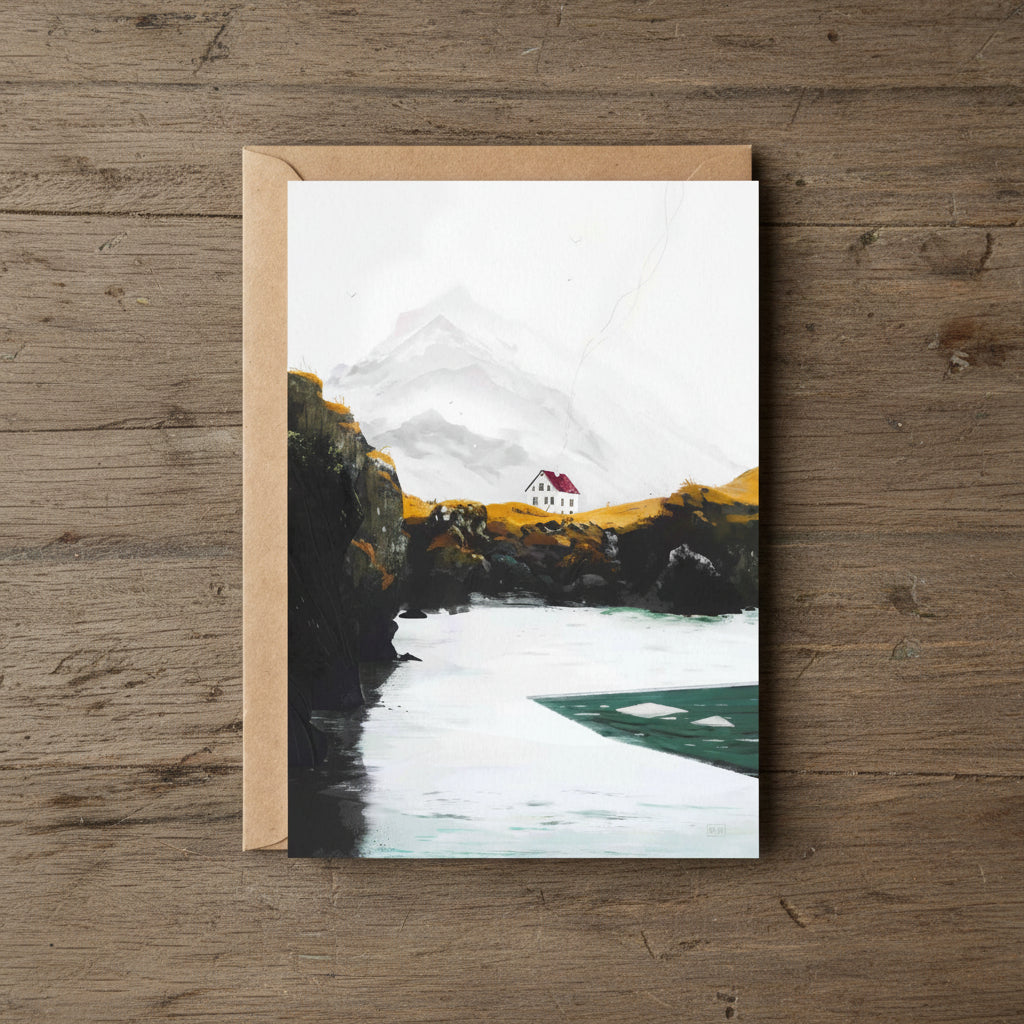 Aegir's Rest, Cosy Cottage Greeting Card