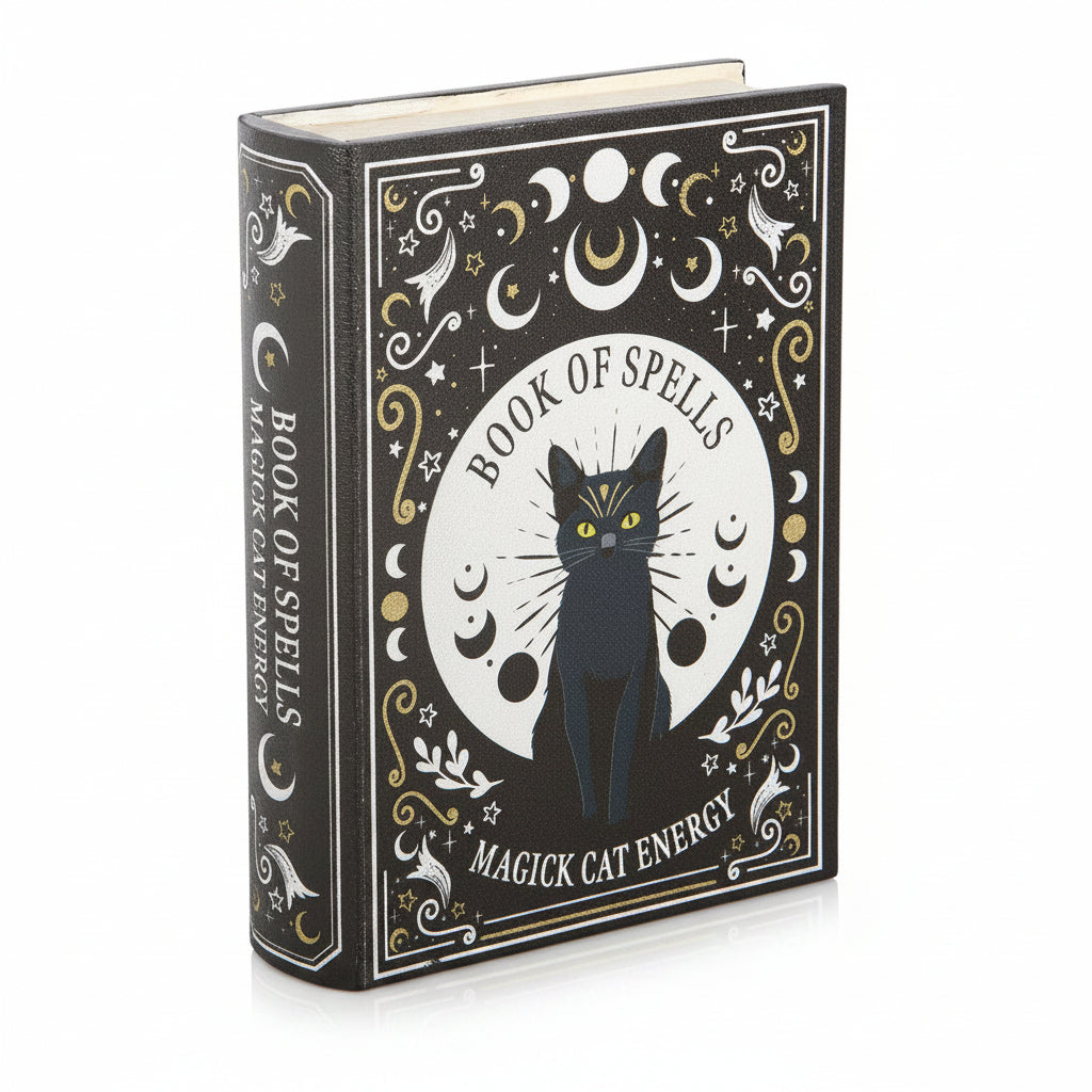 Black Cat Magick storage box, another angle