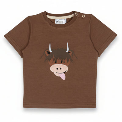 Summer Neutral Highland Cow T-Shirt