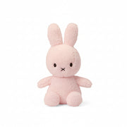 Miffy Terry light pink soft toy, 23cm, sitting front view