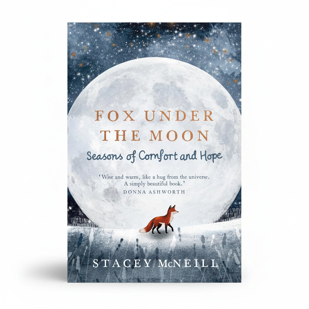 Fox Under the Moon Seasons of Comfort and Hope hardback book cover