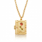 Diary Locket Necklace - full front view