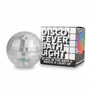 Disco Fever floating bath light shown with its Gift Republic packaging