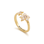 Jasmine Pearl Ring on a pure white background