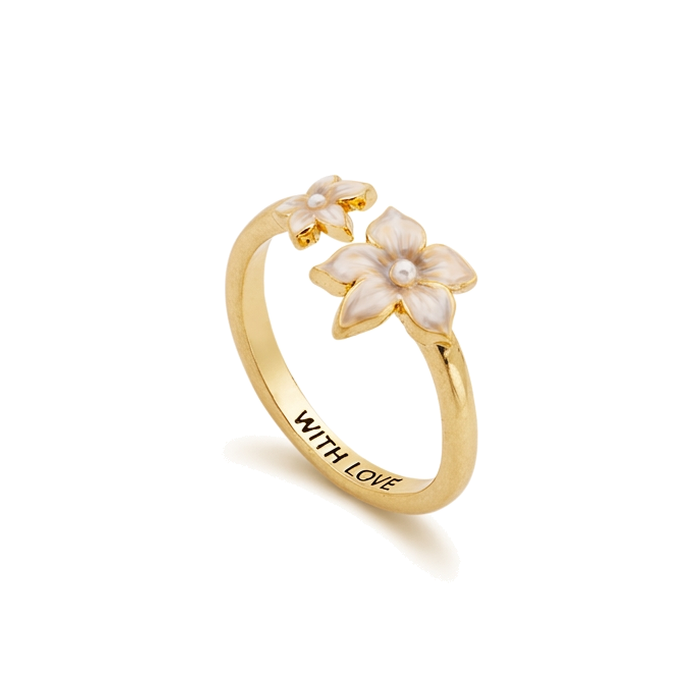 Jasmine Pearl Ring on a pure white background