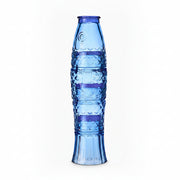 Blue fish stacking glass tumblers stacked as a fish