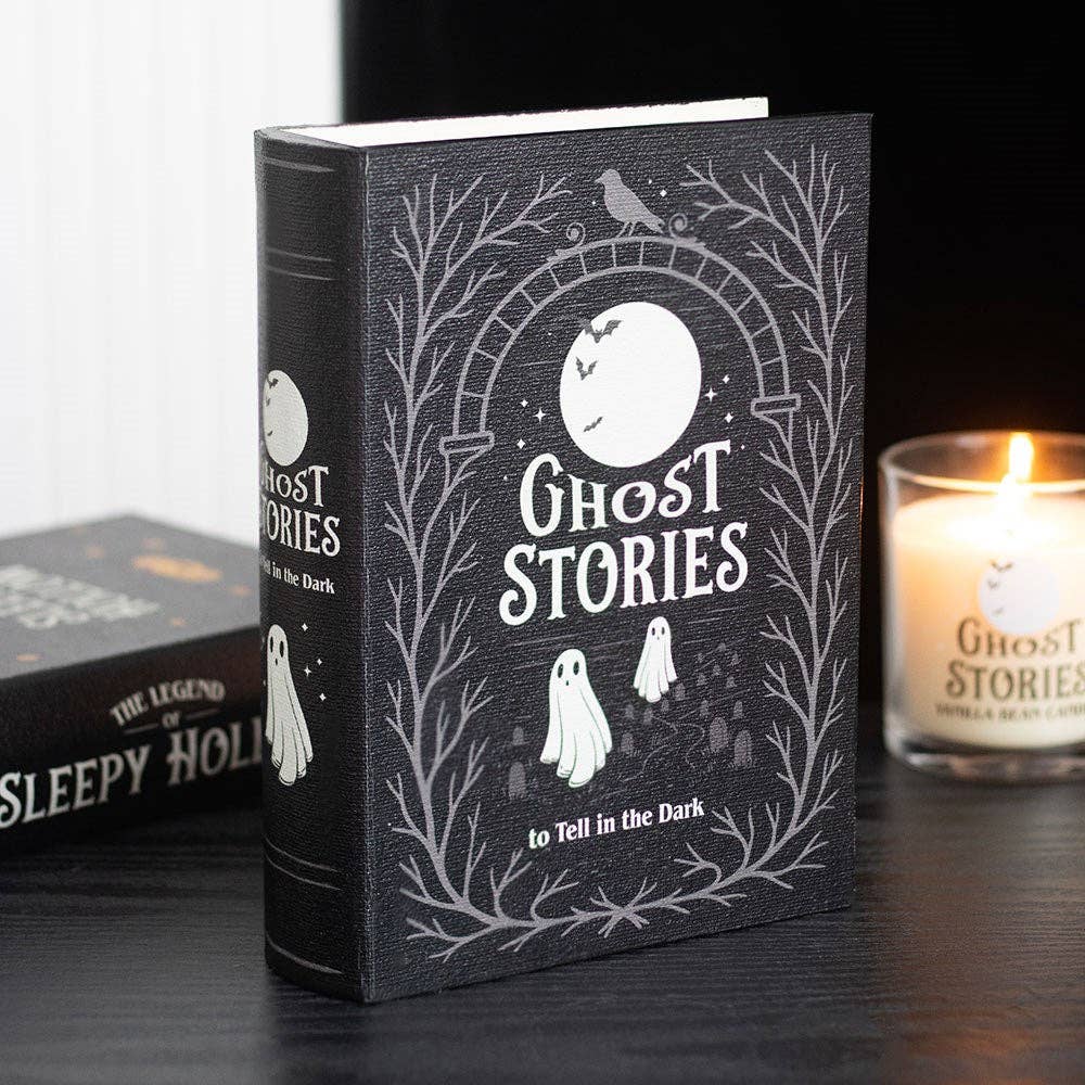 Ghost Stories Halloween book-shaped storage box