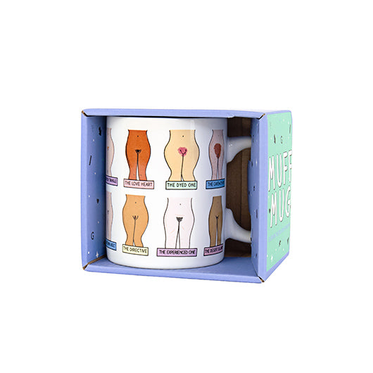 Muff Mug presented in its lilac Gift Republic gift box