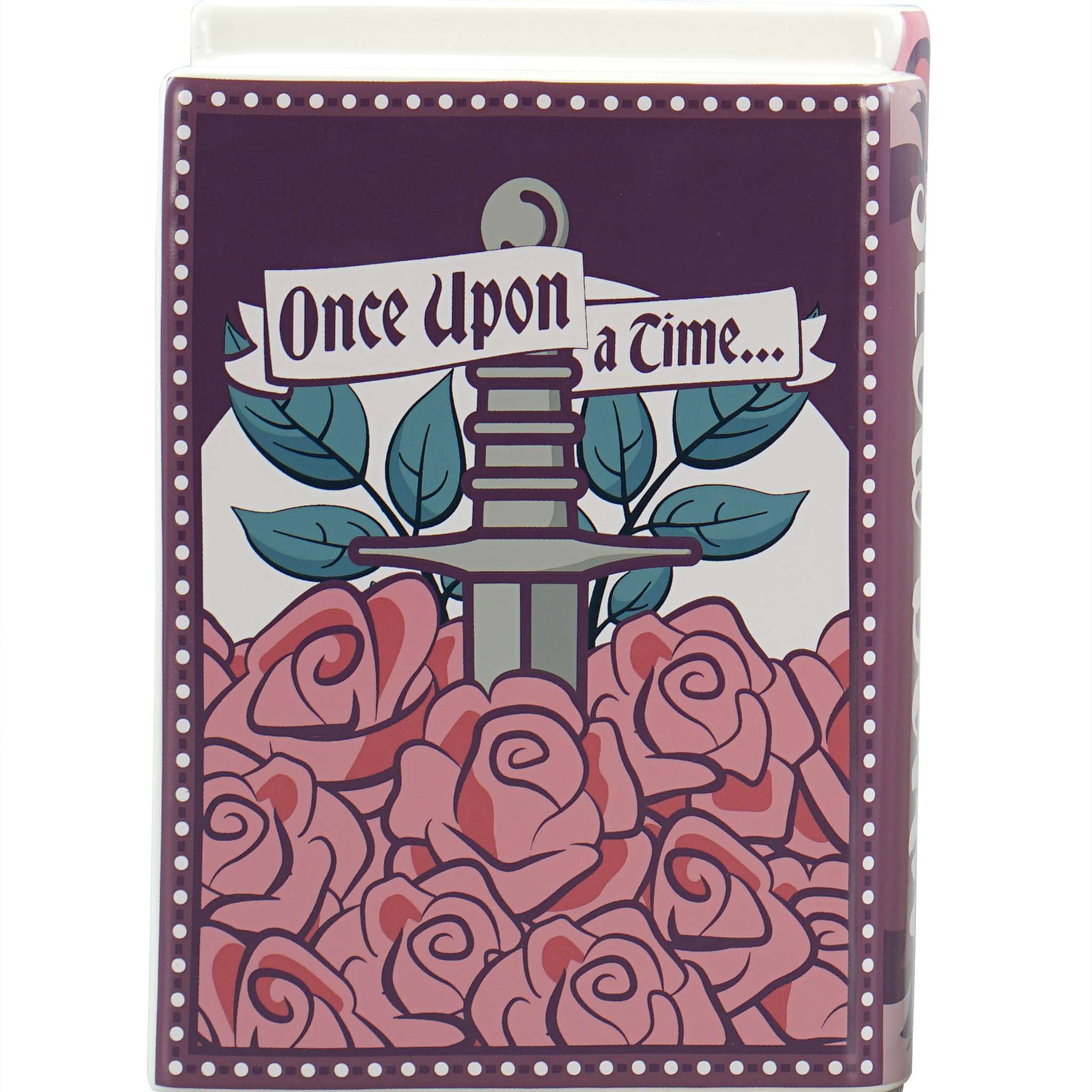 Purple Once Upon A Time gift box the Romantasy bookends arrive in
