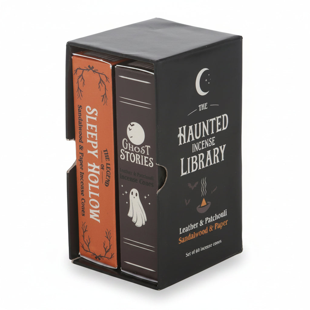 Haunted Library Halloween incense cone packs, another view