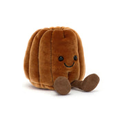 Jellycat Amuseables Carole Canele soft toy angled view on white background