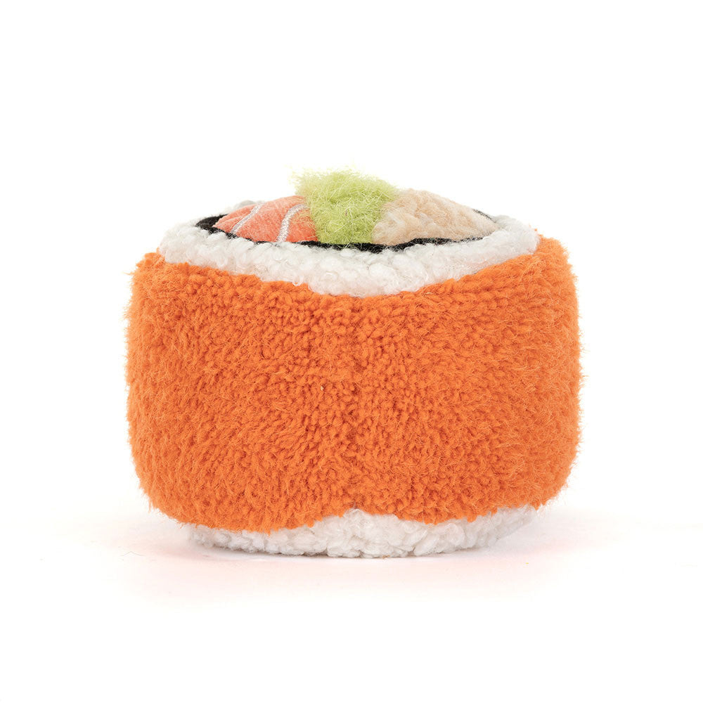 Codhi Californian Roll plush rear view on white background