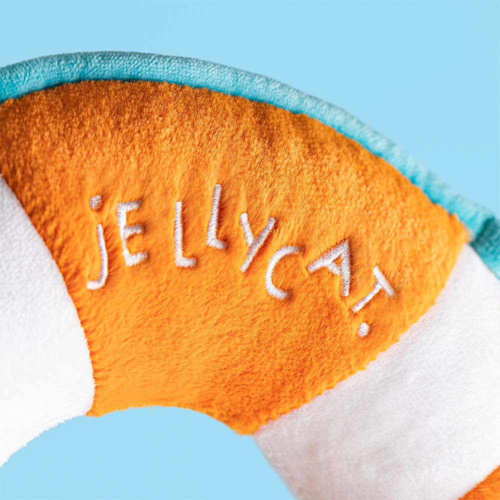 Amuseables Life Ring soft toy angled view showing white bands