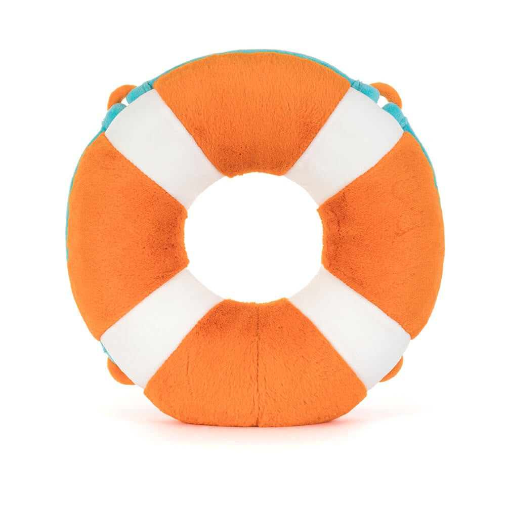 Amuseables Life Ring plush back view showing cordy sliders