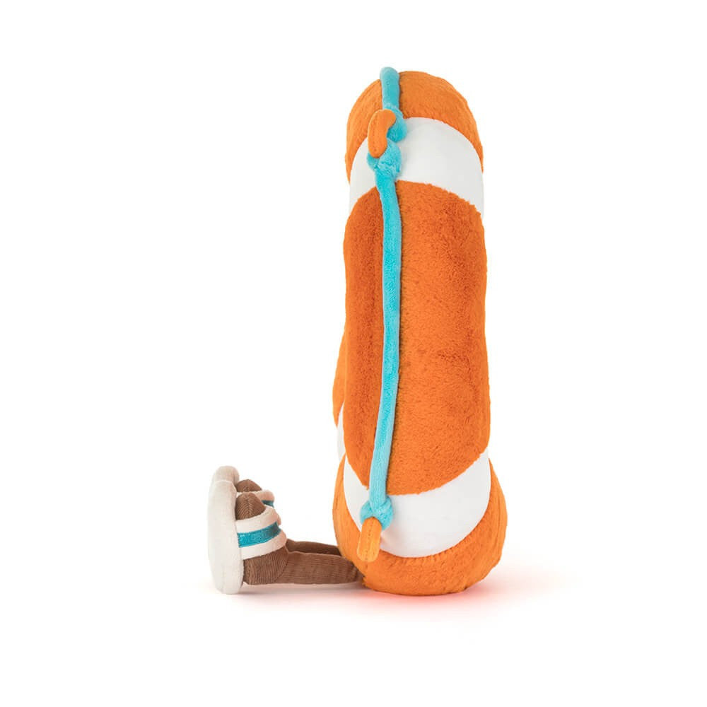 Amuseables Life Ring plush side view on white background