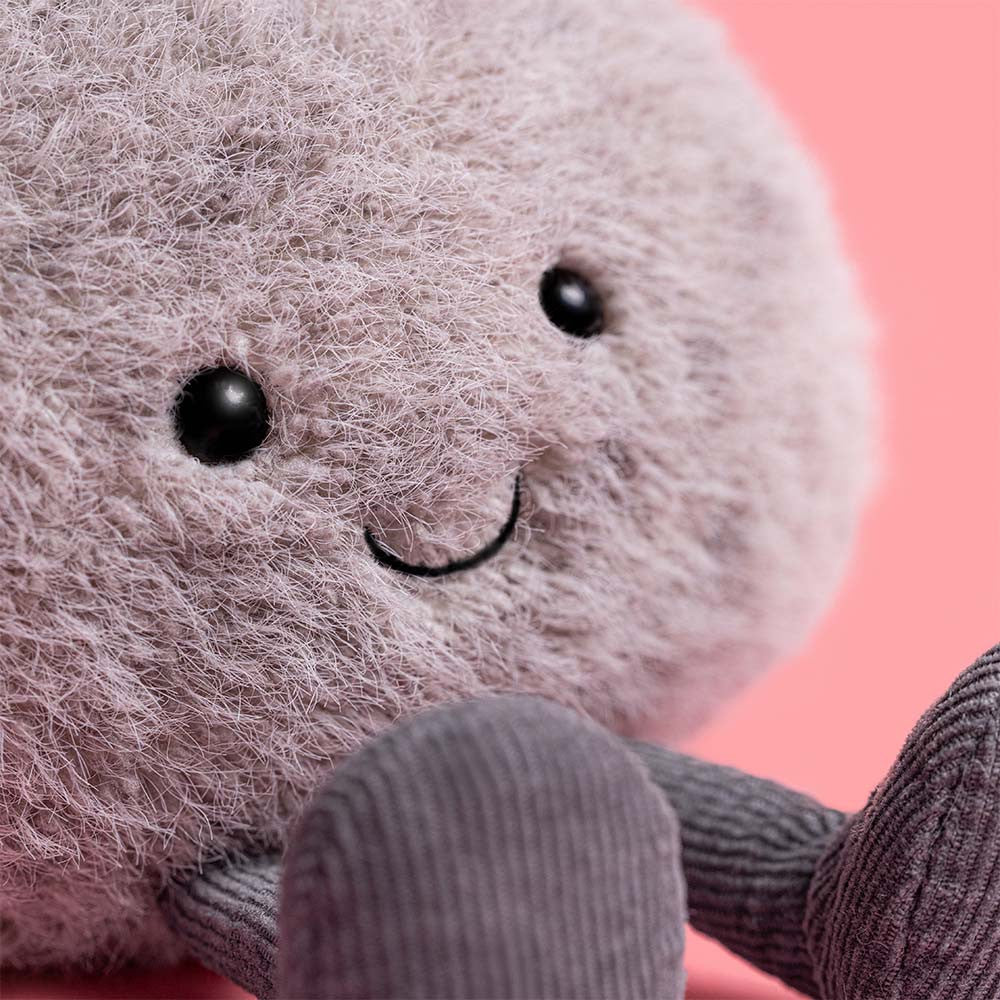 Amuseables Pebble soft toy angled view on white background