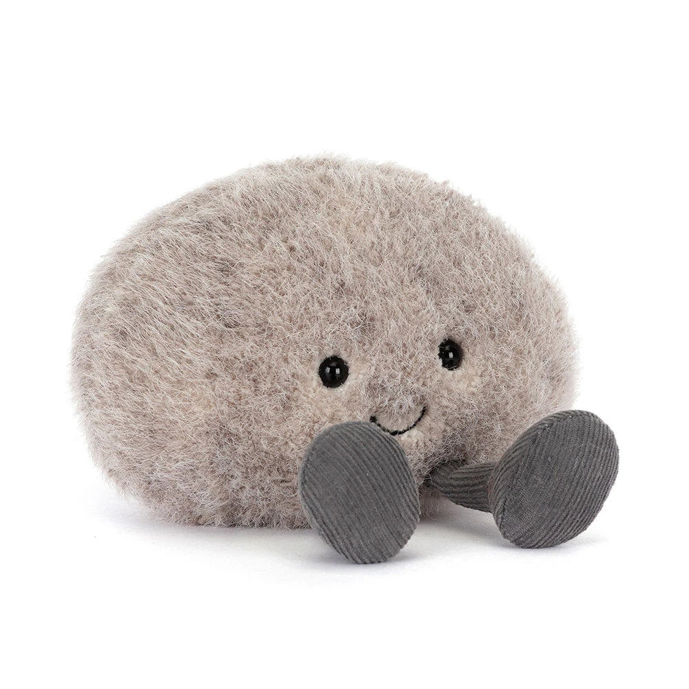 Jellycat Amuseables Pebble plush front view on white background