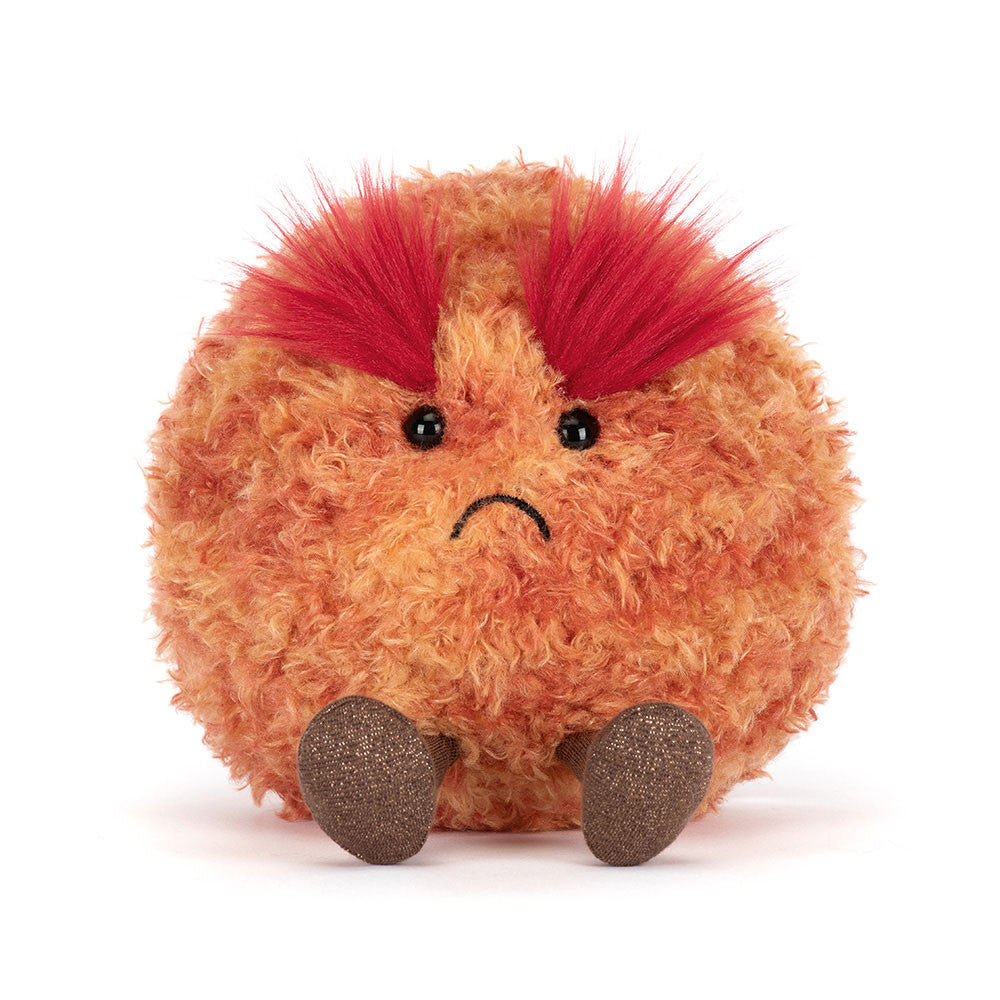 Close-up of Amuseables Planet Mars face and eyebrows