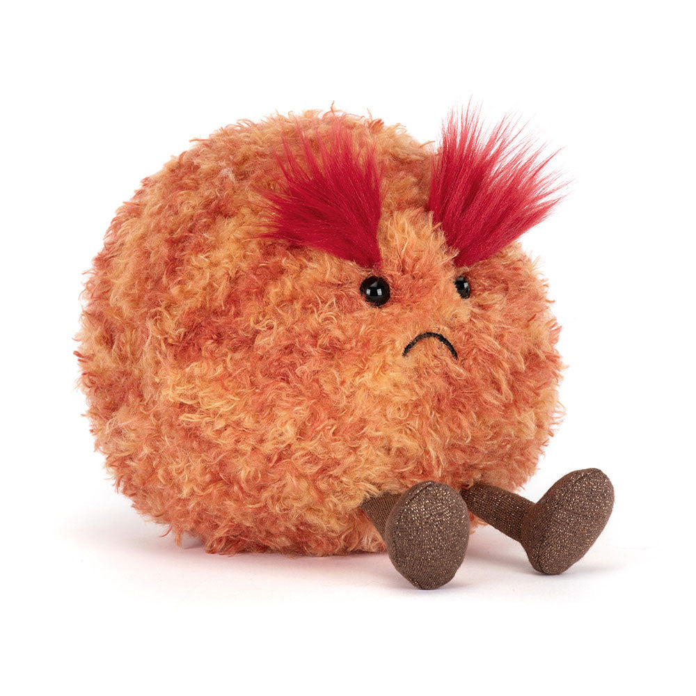 Jellycat Amuseables Planet Mars plush front view on white background