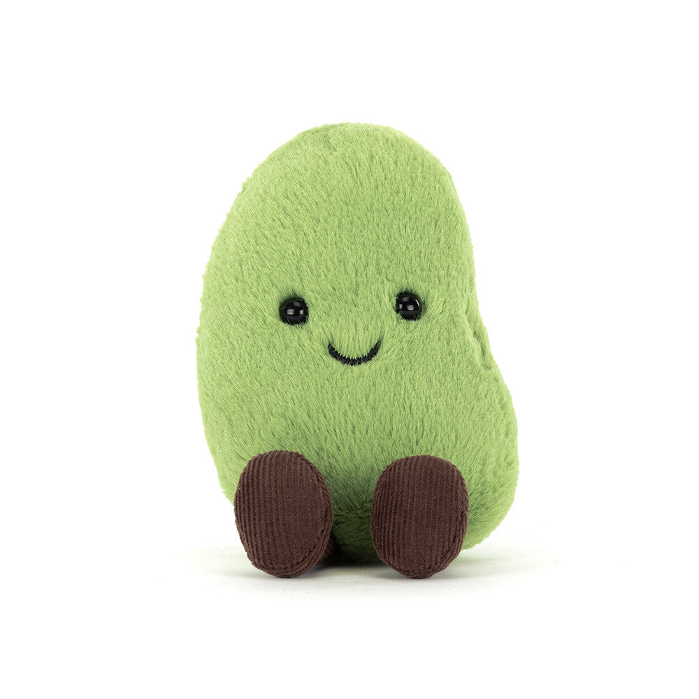 Close-up of Soyella Edamame Bean smiling face