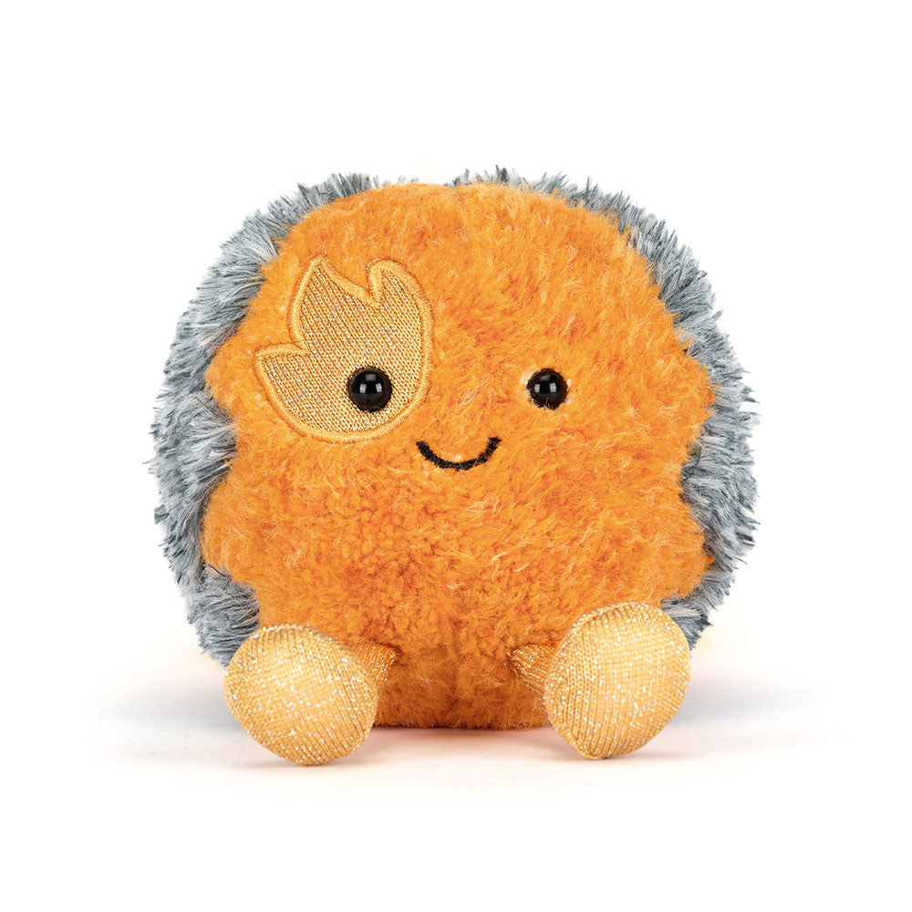 Close-up of Amuseables Space Comet smiling face