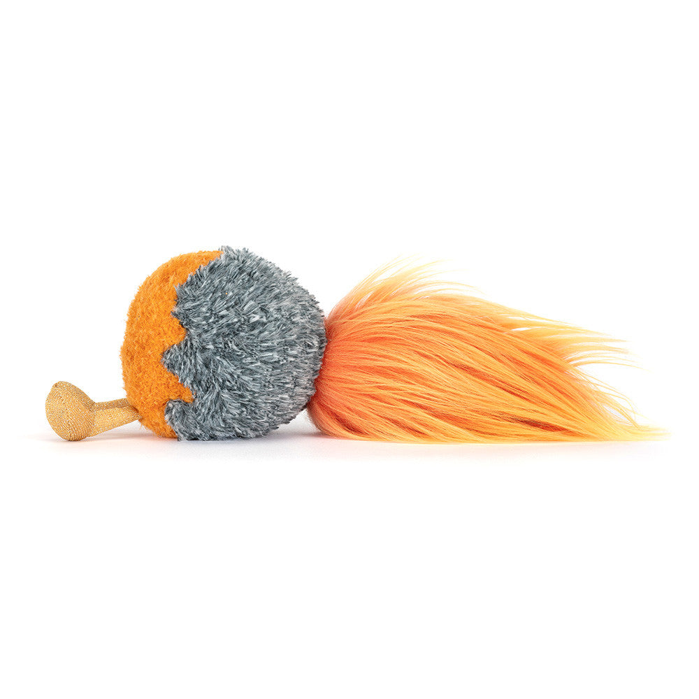 Amuseables Space Comet plush side view showing fluffy tail
