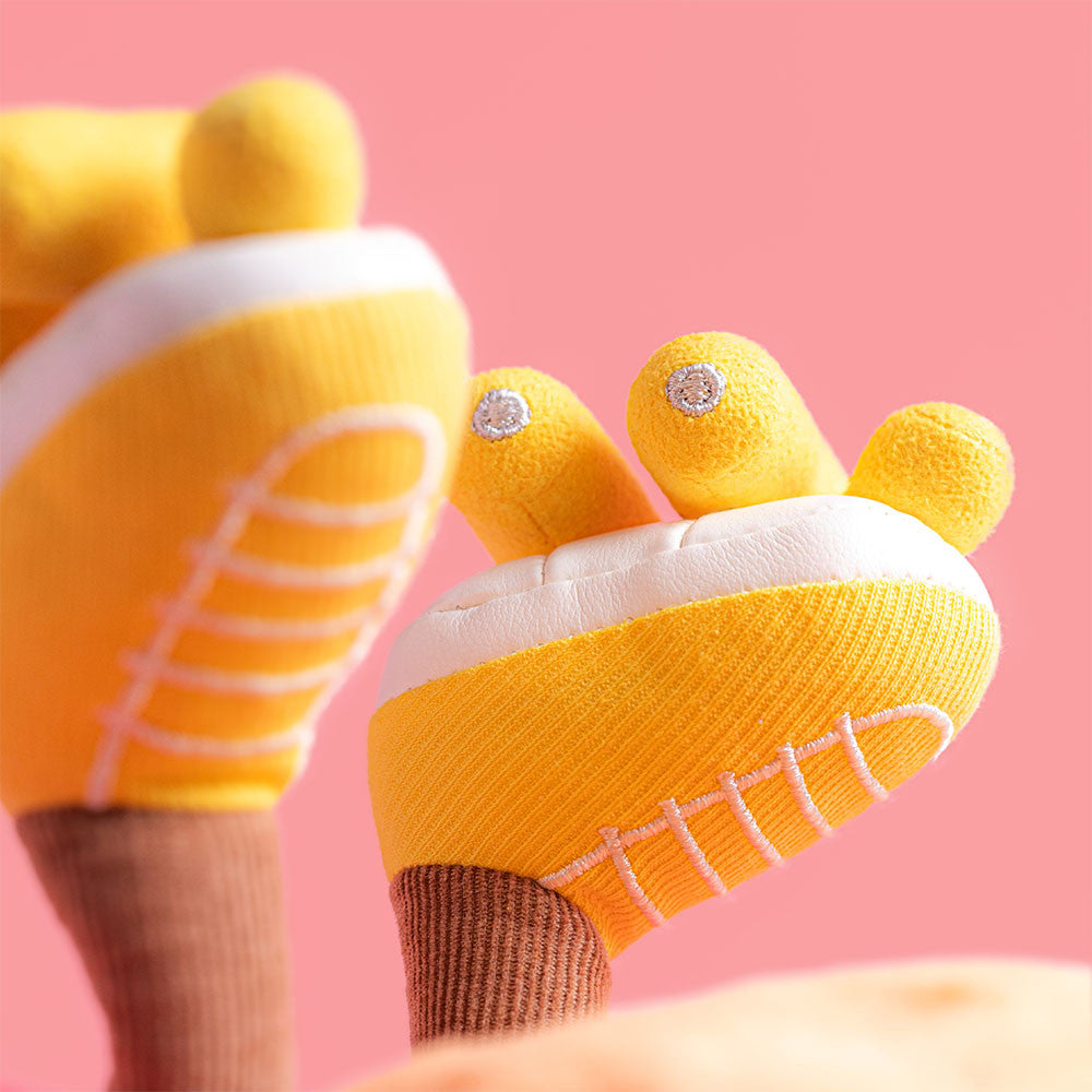 Amuseables Sun Roller Skates soft toy angled view on white background