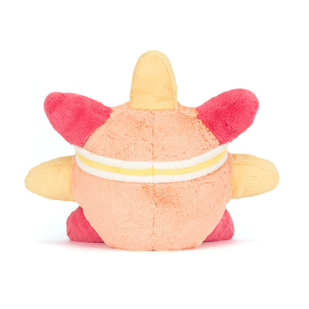 Amuseables Sun Roller Skates plush back view on white background
